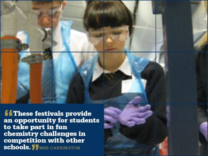 9 June - Salters' Chemistry Festival