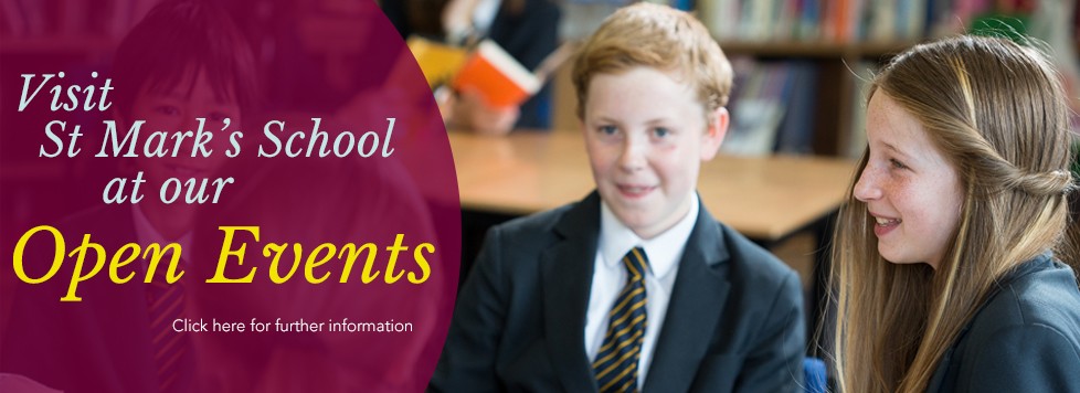 Visit St Marks School at our Open Events