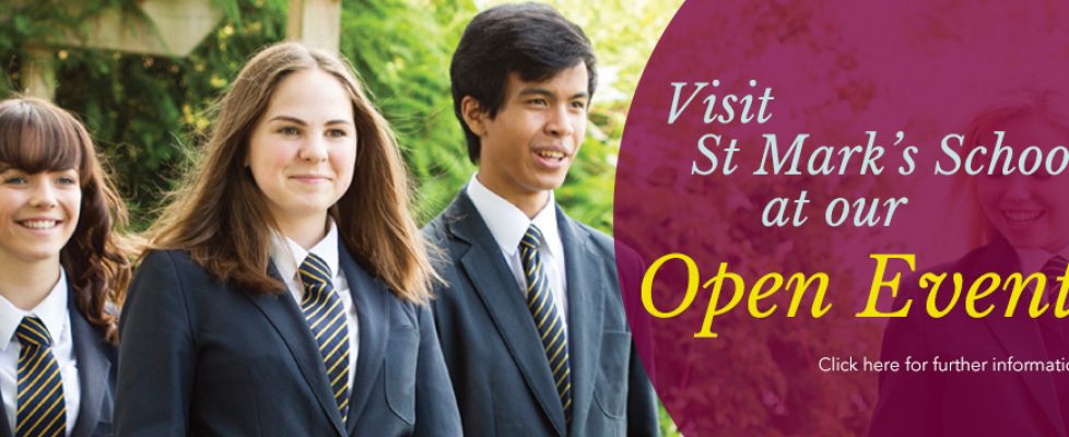 Visit St Mark's School at our Open Events