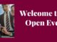 Welcome to our Open Events