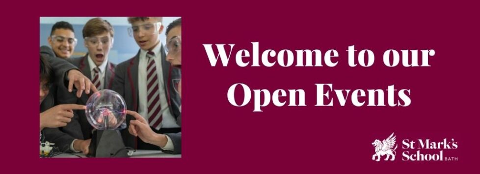Welcome to our Open Events