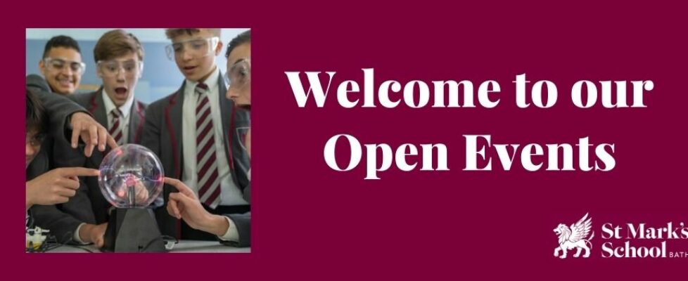 Welcome to our Open Events